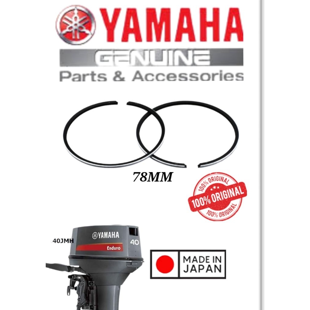 E40J PETAK original part 6F5-11610 YAMAHA outboard Piston ring (Std ...