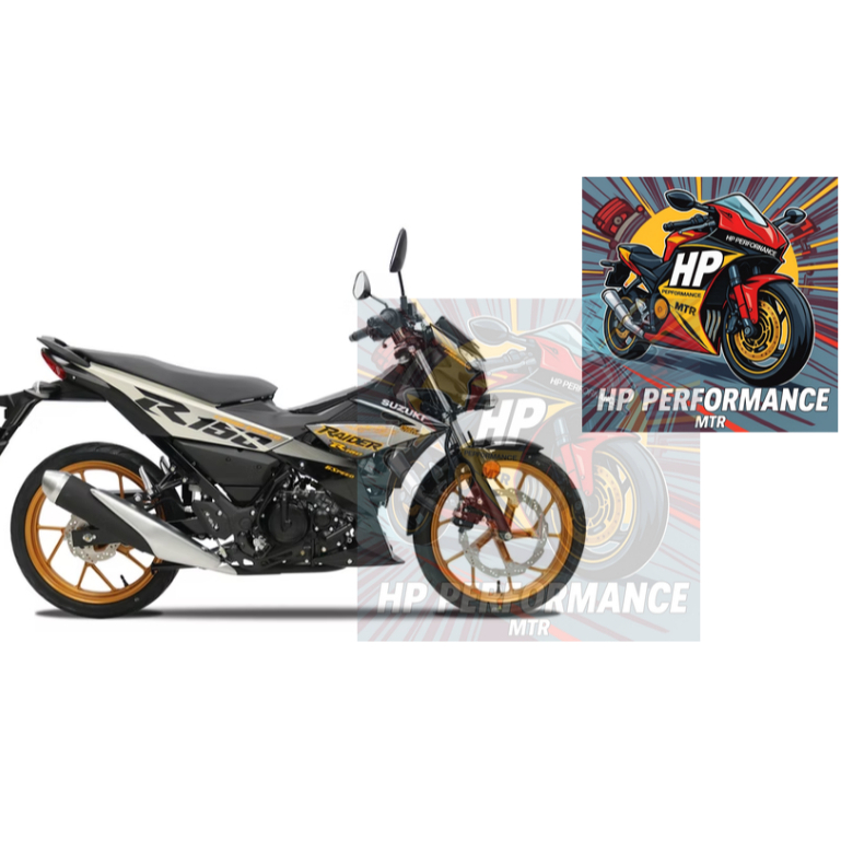 SUZUKI Raider 150 FI COMBO DEAL Foldable Adjustable Heavy Duty Topbox ...