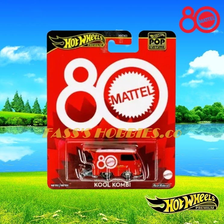 Hot Wheels Pop Culture - Kool Kombi - Édition 80ème Anniversaire Mattel 2025 - Modèle 1:64 Neuf En Boîte