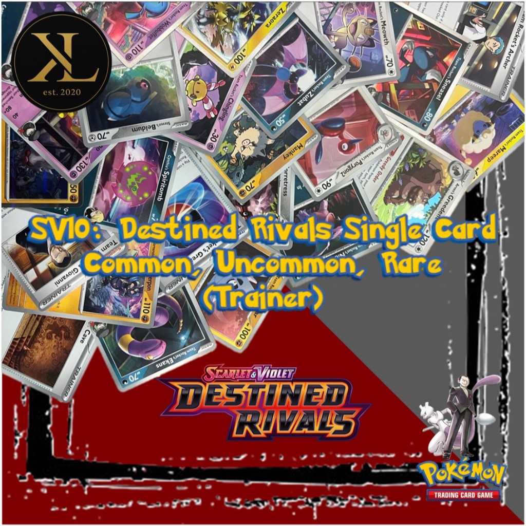 Pokémon TCG: Destined Rivals - Common, Uncommon and Rare (Trainer ...