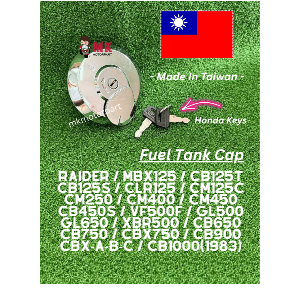 (Taiwan) Honda RAIDER / MBX Fuel Tank Key Cap 17620-460-067 Tudung ...