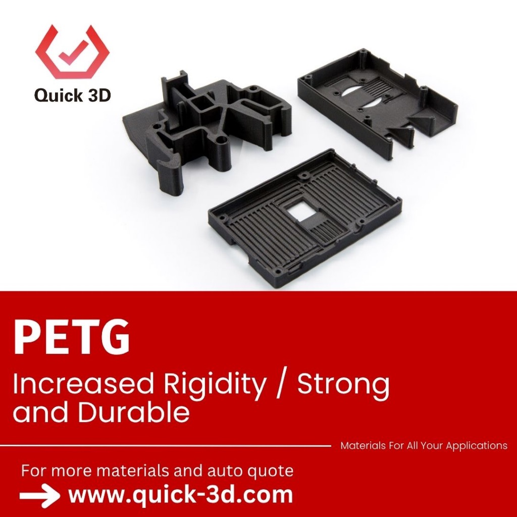 View of PETG - Increased Rigidity / Strong and Durable| FDM 3D Printing Service ...
