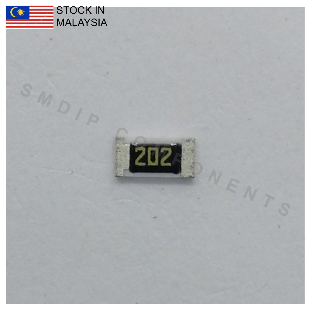 10 PCS 2k ±5%, 0805 SMD Resistor (202) | Shopee Malaysia