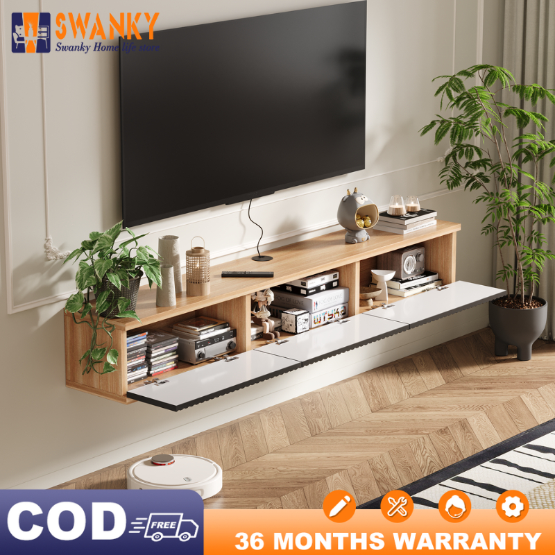 Space-Saving Rak TV Gantung Wall-Mounted TV Cabinet Perfect for Home ...