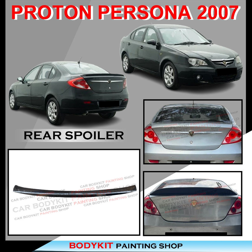PROTON PERSONA D V2 REAR SPOILER MATERIAL FIBER | Shopee Malaysia