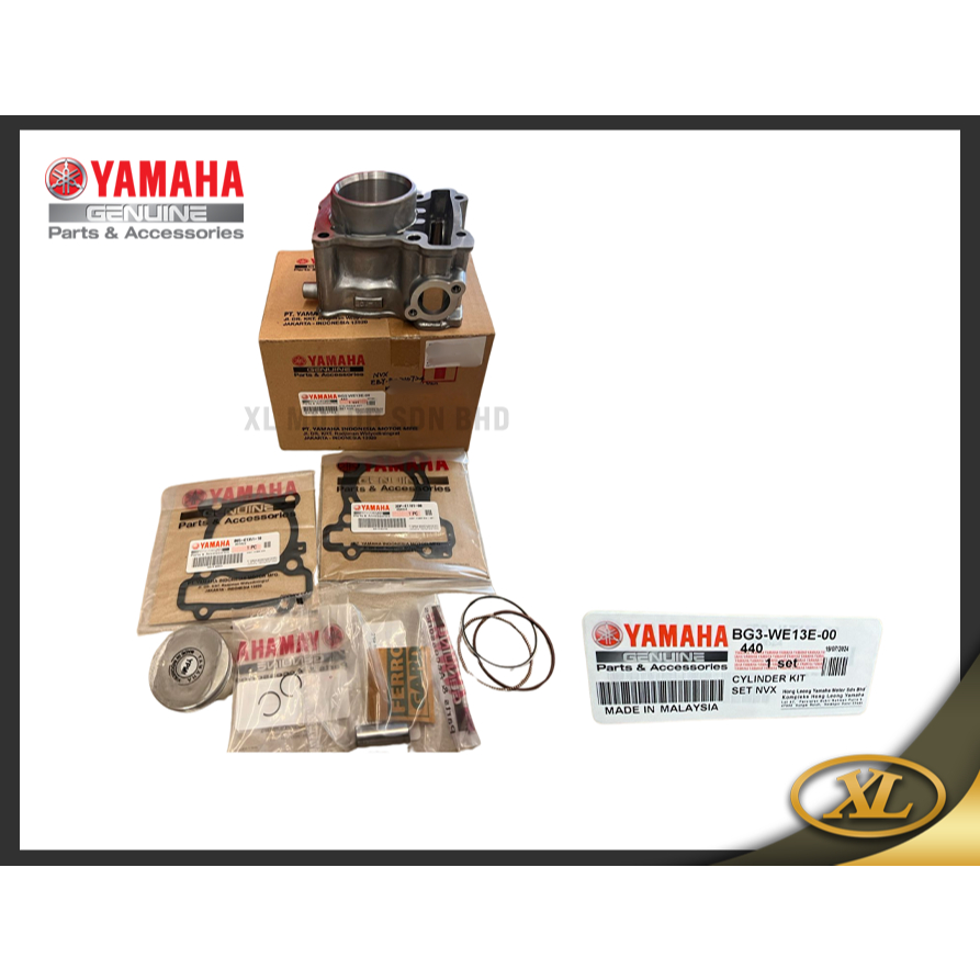 YAMAHA NVX155 V1 NMAX V1 BLOCK CYLINDER COMPLETE SET NVX BG3-WE13E-00 ...