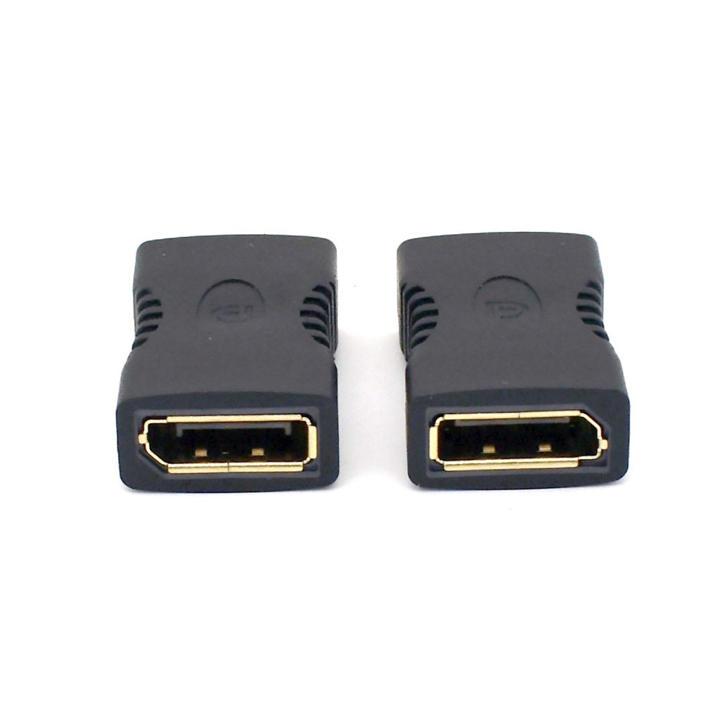 DP to DP DisplayPort Female to Female Adapter Connector Coupler ...