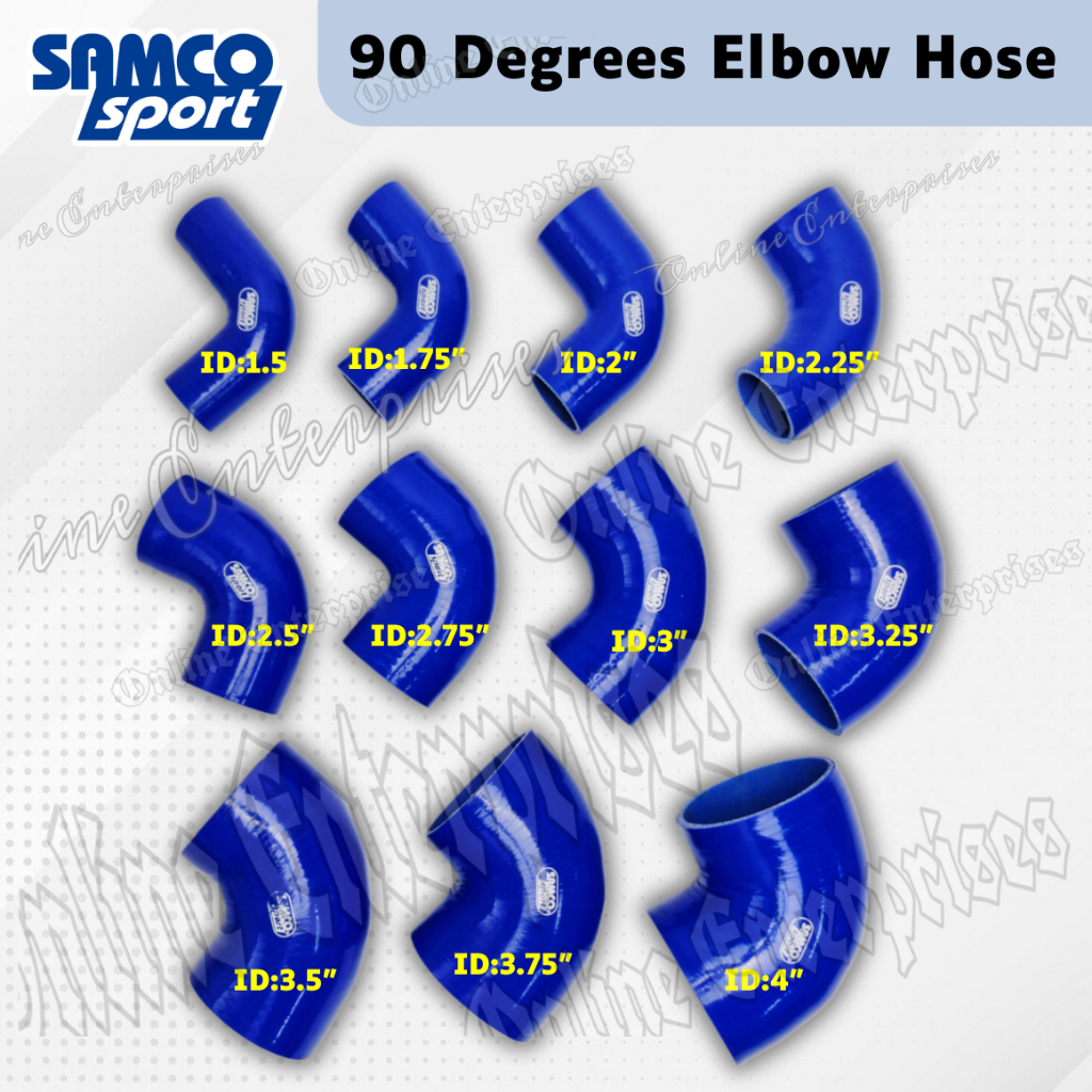 Samco 90° Silicone Hose Elbow – 38mm (Classic Series) For Coolant & Radiator – Black 3 thumbnail image