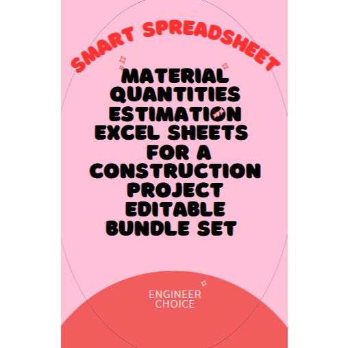Material quantities estimation excel sheets for a construction project ...