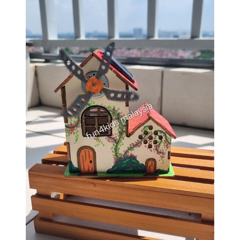 RBT Primary School STEM Project | DIY Solar Windmill House Painting Kit ...