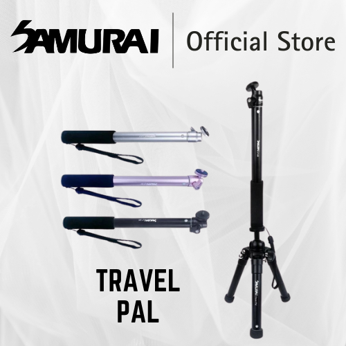 Samurai Travel Pal Tripod Monopod for Camera DSLR Action Camera Mobile ...