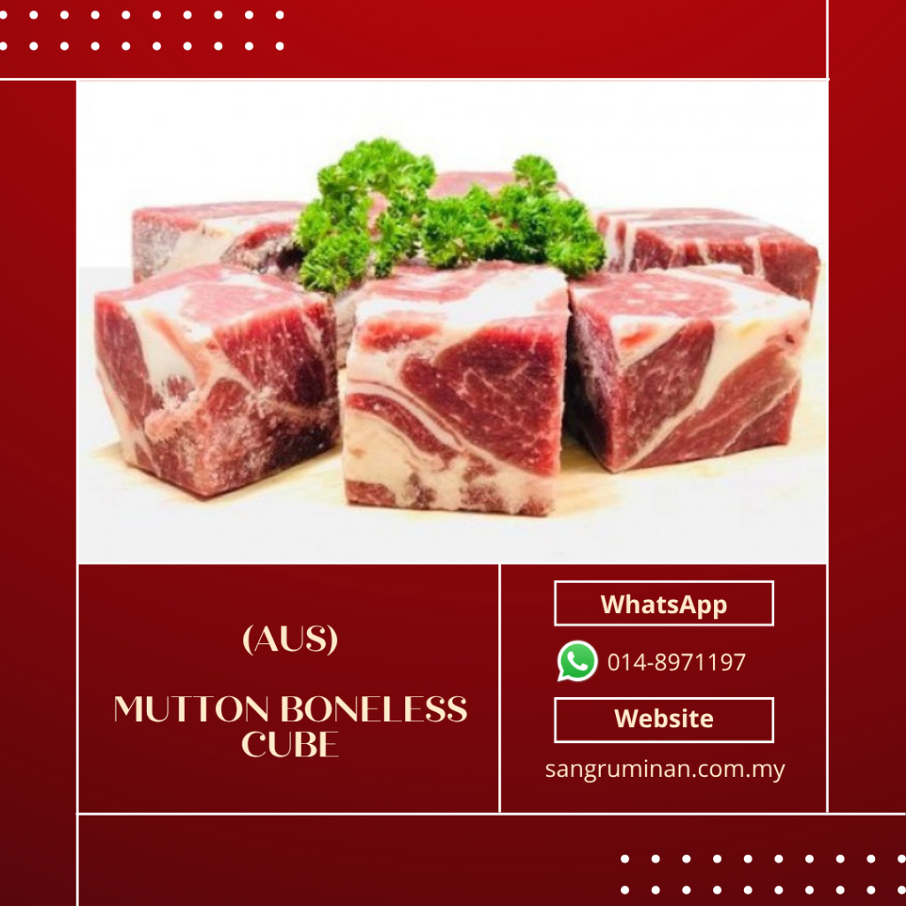 (AUS) Mutton Boneless Cube per kg | Shopee Malaysia