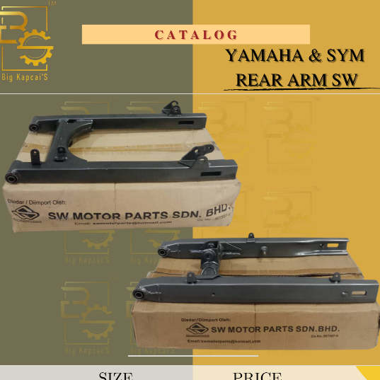 YAMAHA & SYM Rear Arm Arm Belakang SW | Shopee Malaysia