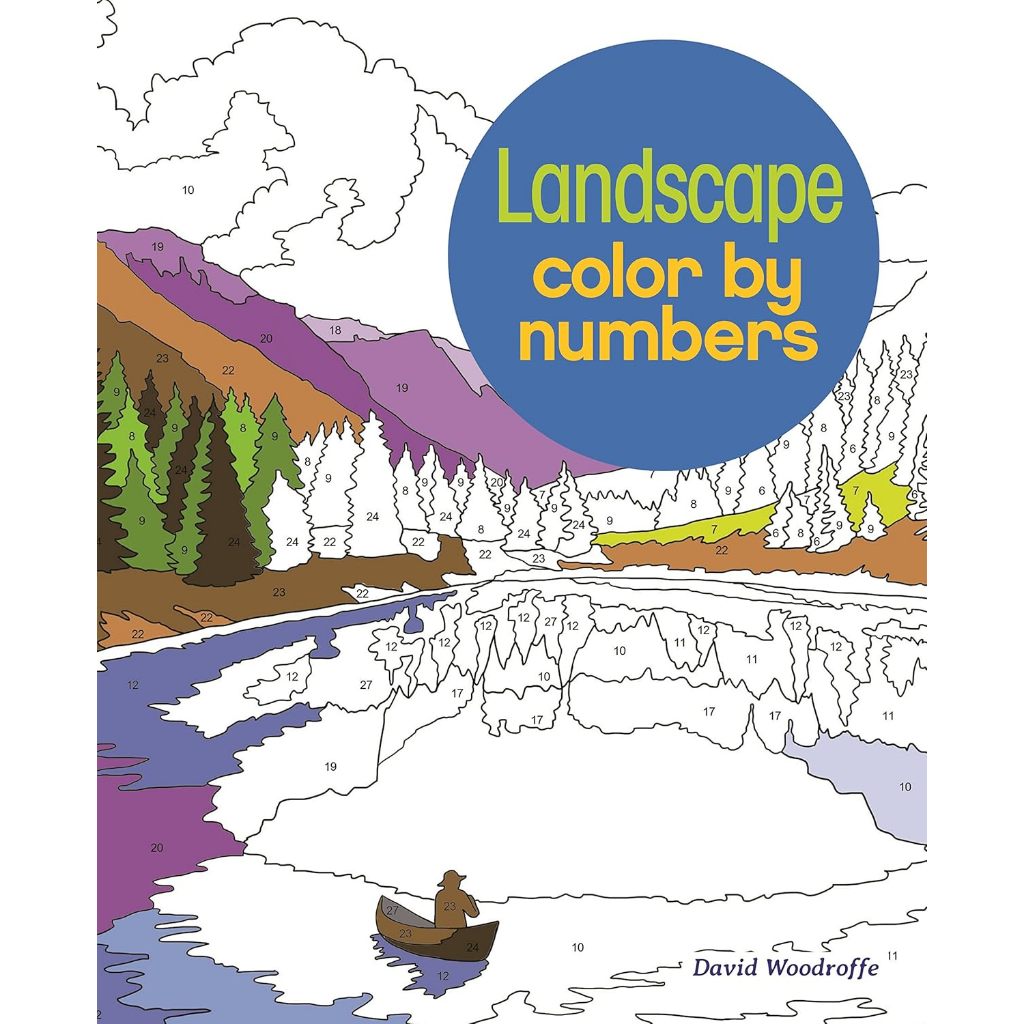 (100% Original) Landscape Color By Numbers | Shopee Malaysia