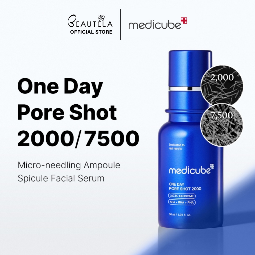 Medicube Zero Exosome Shot 2000, 7500 PPM Spicule Facial Serum 30ML ...
