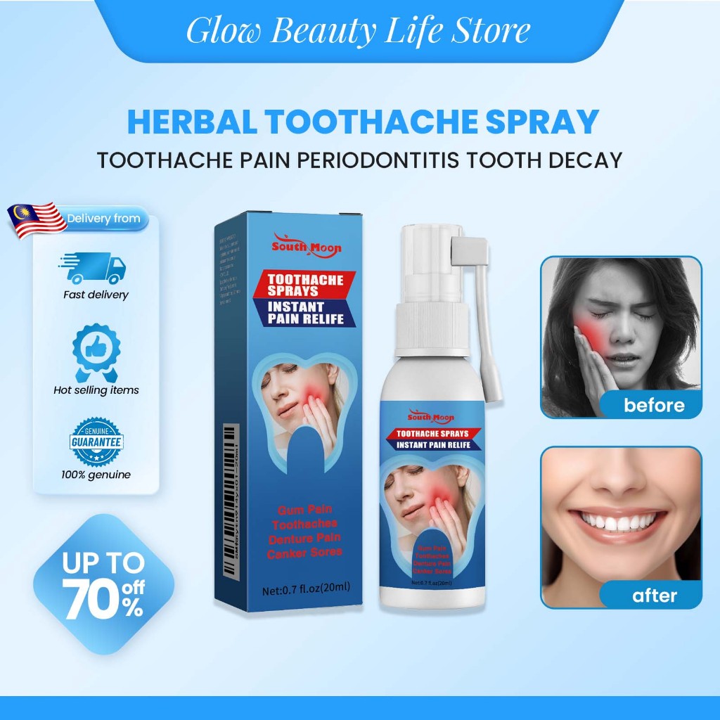 Toothache Spray 20ml Herbal Toothache Spray Yatongning Spray Gum ...