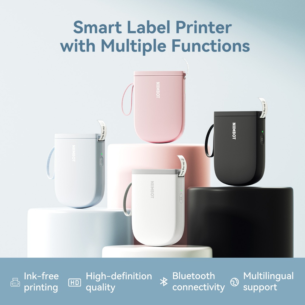 Niimbot D11_H Portable Sticker Printer | Machine Inkless Thermal ...