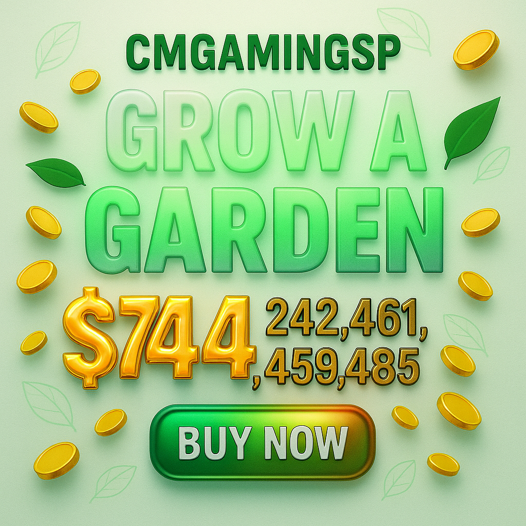 (CHEAP)GROW A GARDEN 744T COINS pc game | Shopee Malaysia