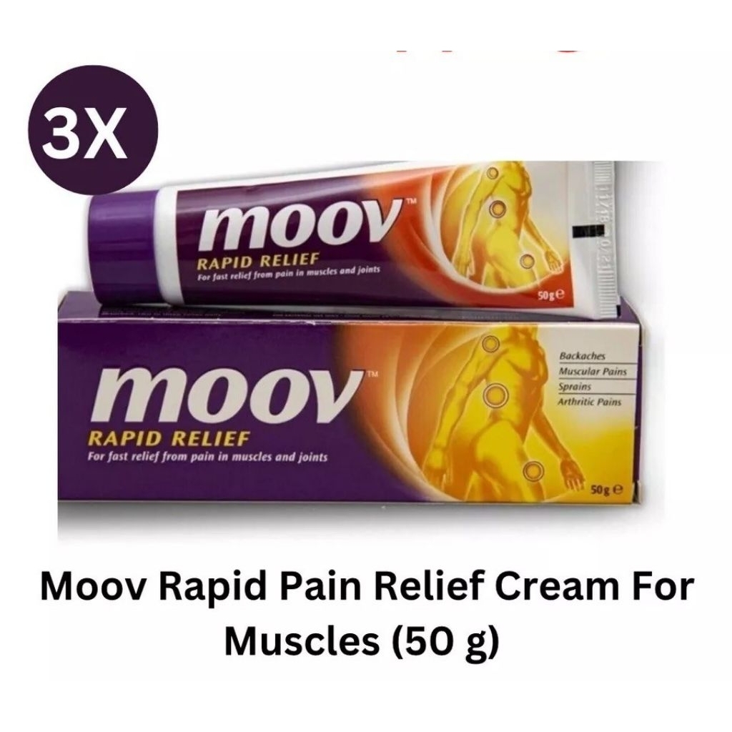 MOVE Rapid Relief Cream 50g / 100g – Fast-Acting Pain Relief for Muscle ...