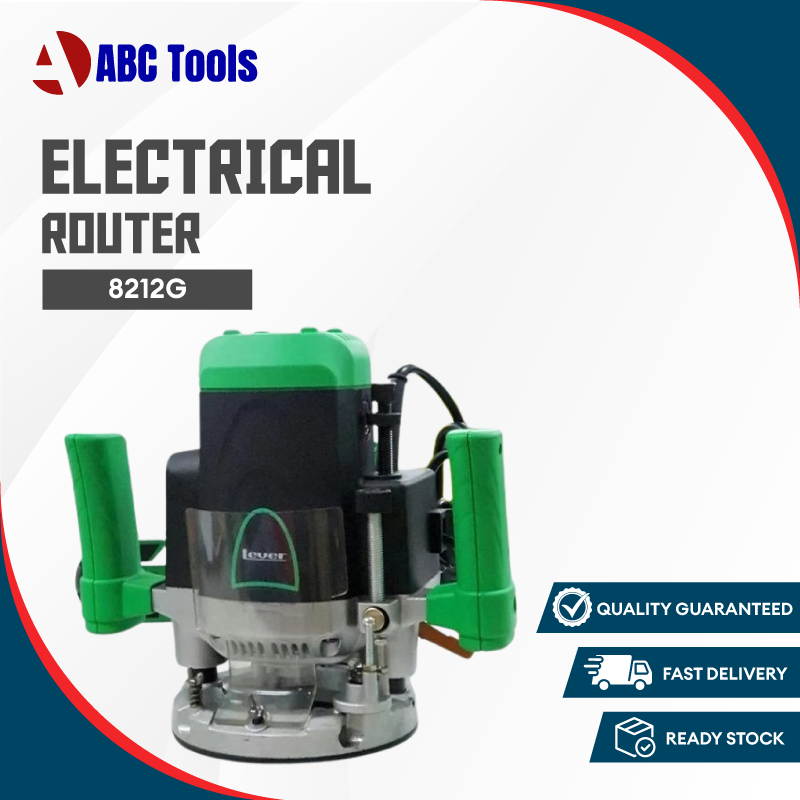 LEVER Electrical Router (8212G) Power Tools Wood Router Mesin Elektrik ...