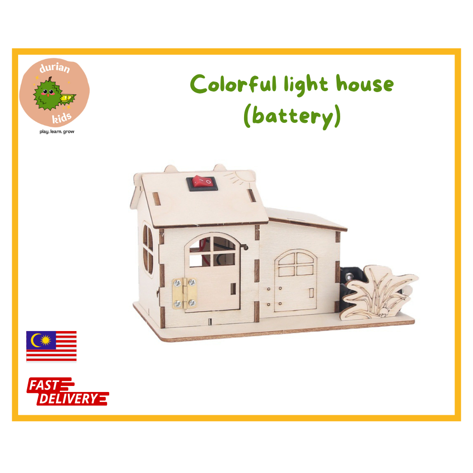 RBT Rumah Lampu Berwana-Warni/ DIY Colorful Lamp House/ Science DIY ...