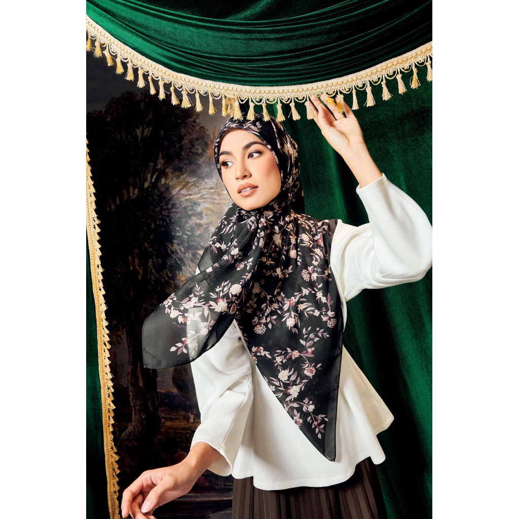 AMEERAZAINI TUDUNG BAWAL PRINTED BIDANG 47