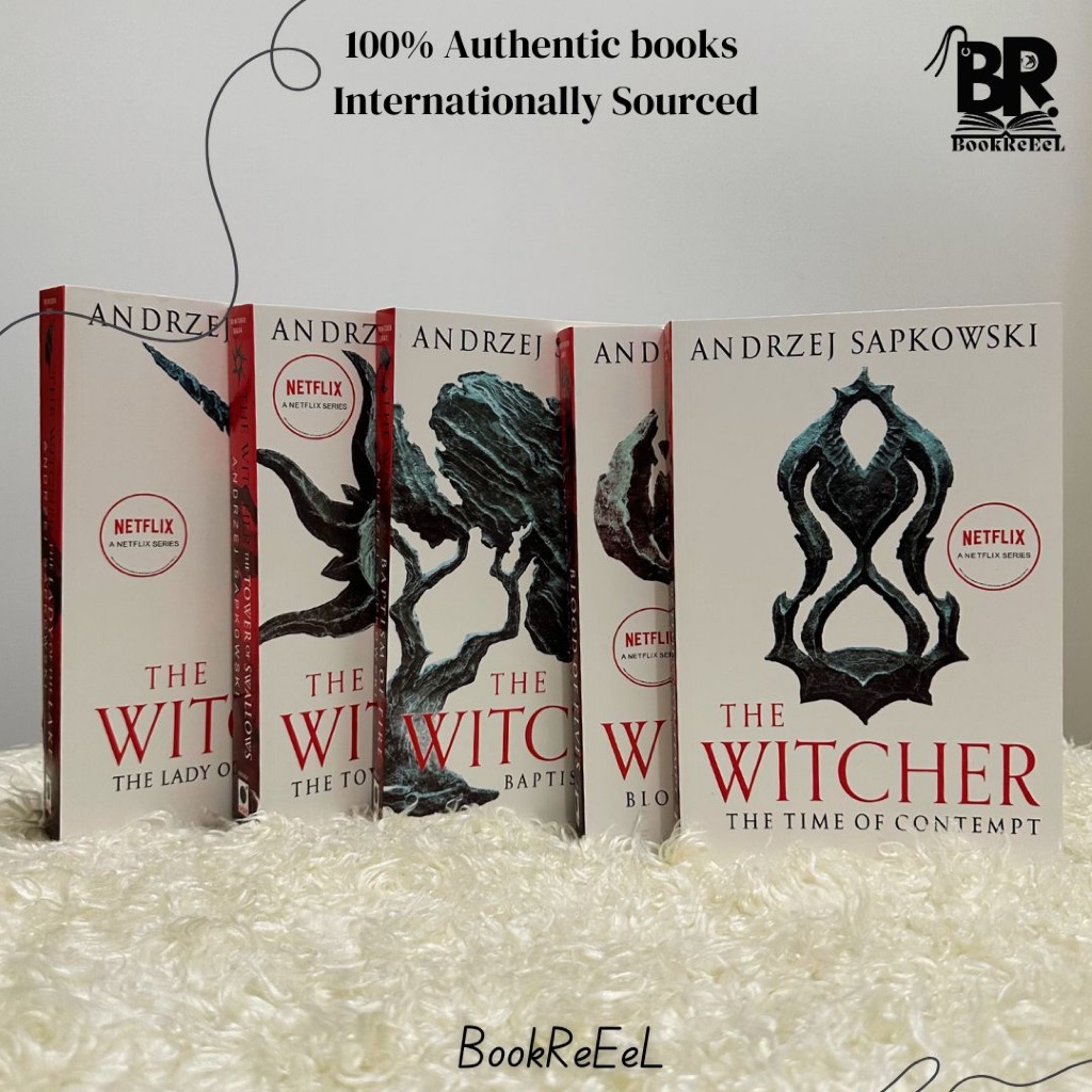 [100% Original] The Witcher: Blood of Elves, Time of Contempt, Baptism ...