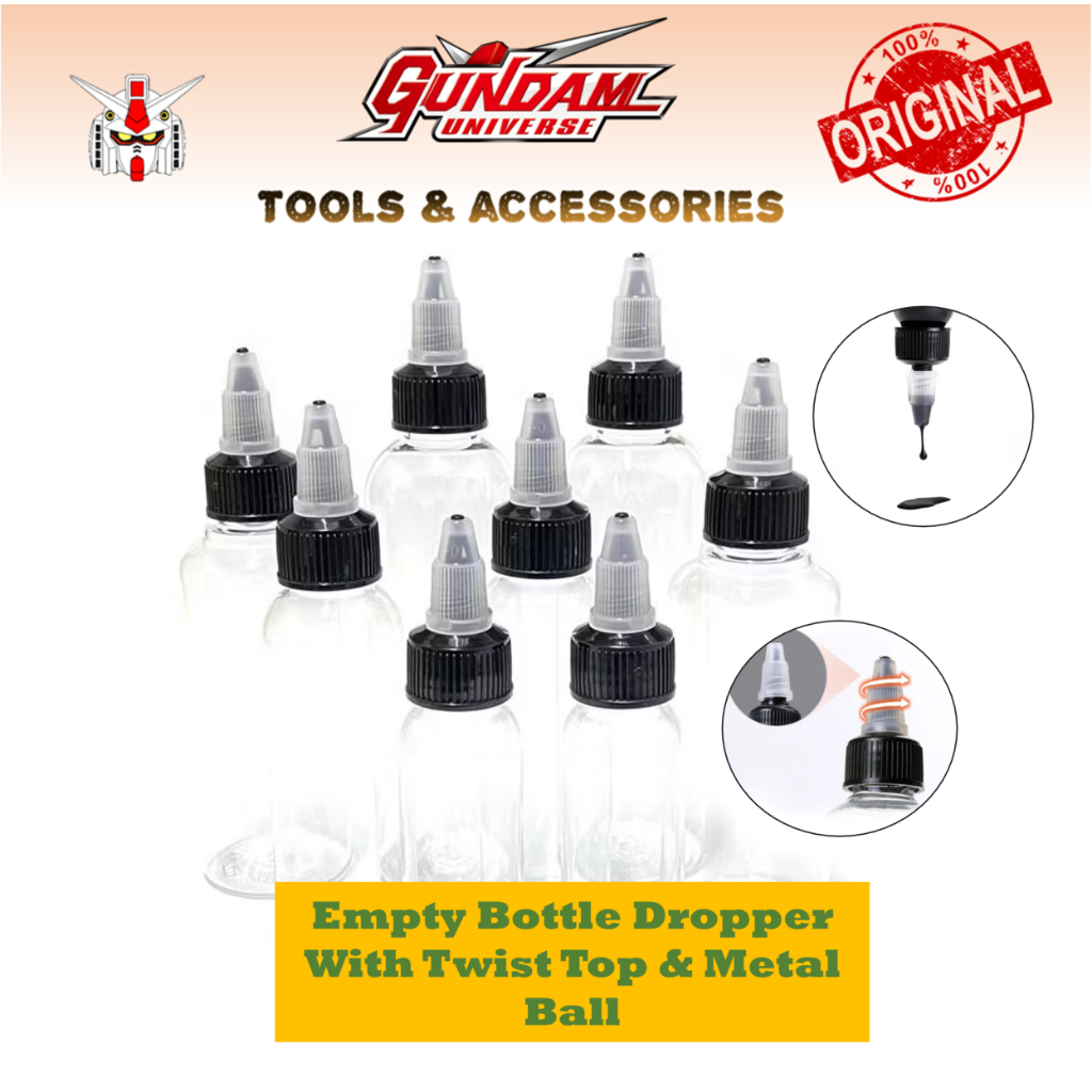 Gundam Tools Paint Mixing Bottle Dropper Gundam Color Bottle Container ...