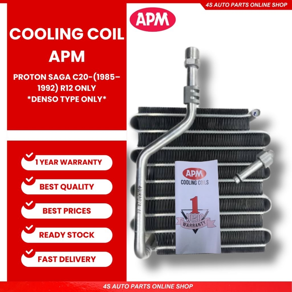 #1 YEAR WARRANTY# APM PROTON SAGA (ONLY DENSO R12 SYSTEM) COOLING COIL ...