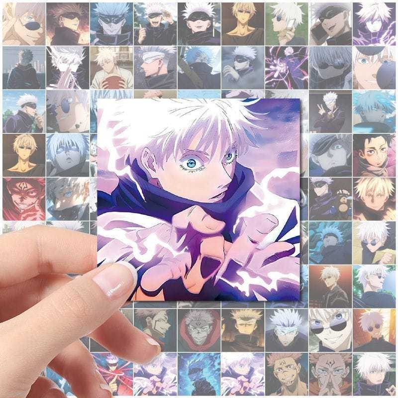 95pcs Jujutsu Kaisen Gojo Satoru Anime Pelekat Stickers Label | Shopee ...