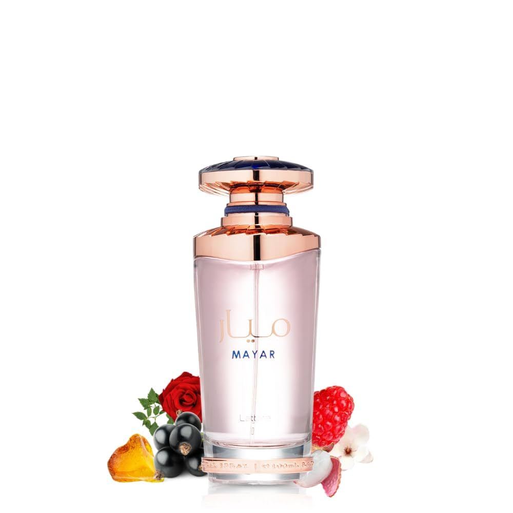 Mayar Pink By Lattafa With 3D Sticker MAde In UAE EDP 100ML Arabic Musk ...