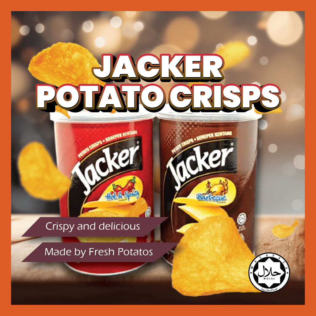 JACKER POTATO CRISPS 60G | Shopee Malaysia