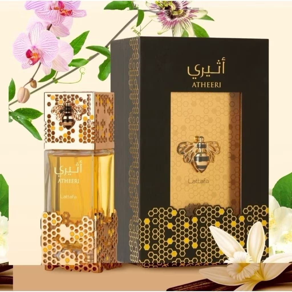 Lattafa Atheeri Eau De Parfum, a fragrance known for its floral and ...