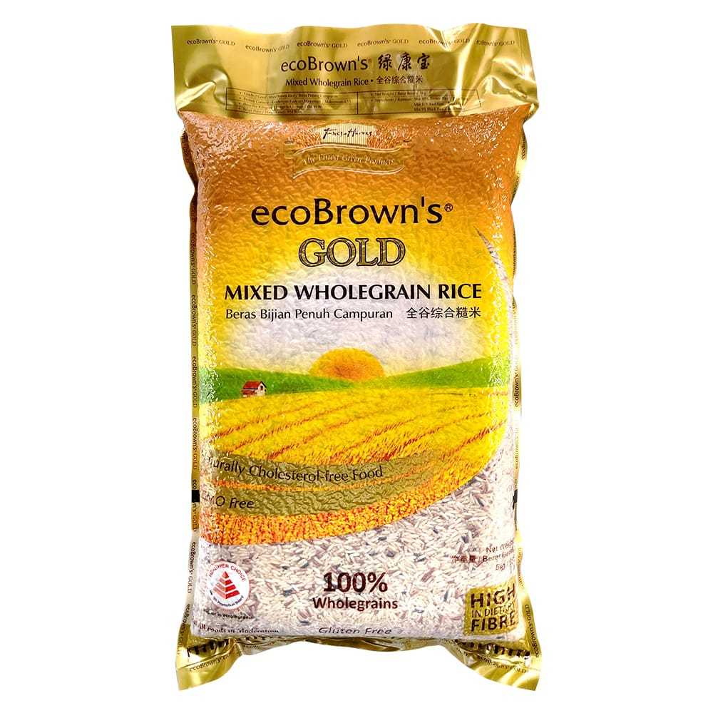 EcoBrown's Brown Rice 5KG - Original Brown Rice/Steam Brown Rice 5KG ...