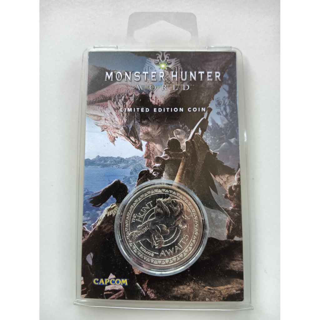 Capcom Monster Hunter World Limited Edition Silver Coin | Shopee Malaysia