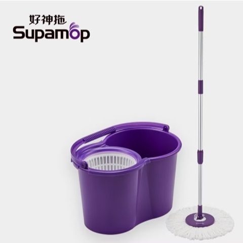 Supamop Hand Spin Mop 好神拖輕巧手壓旋轉拖把組 6.5 Liter | Shopee Malaysia
