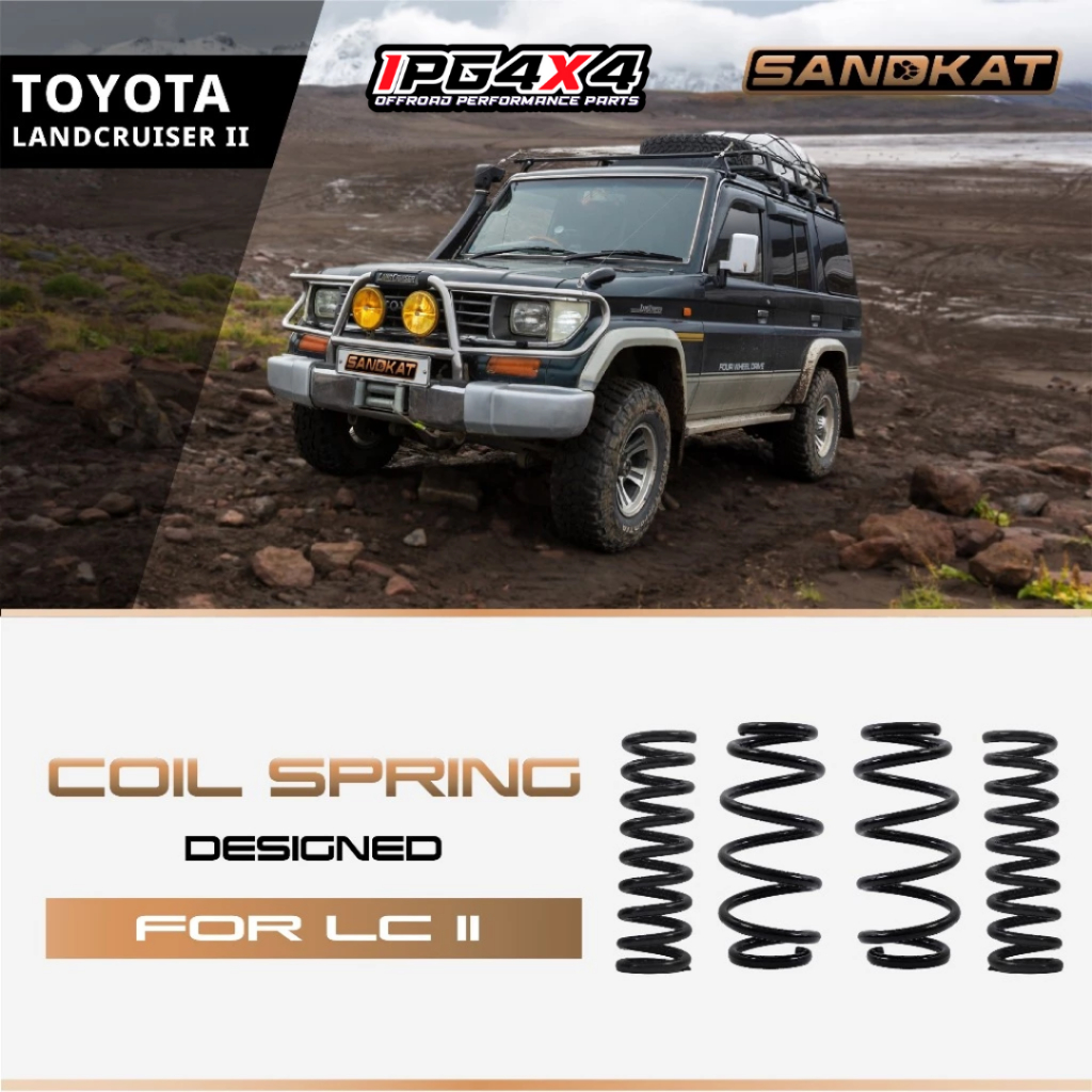 SANDKAT Toyota Land Cruiser LC70 LC78 LC79 LCII Coil Spring Lift up ...