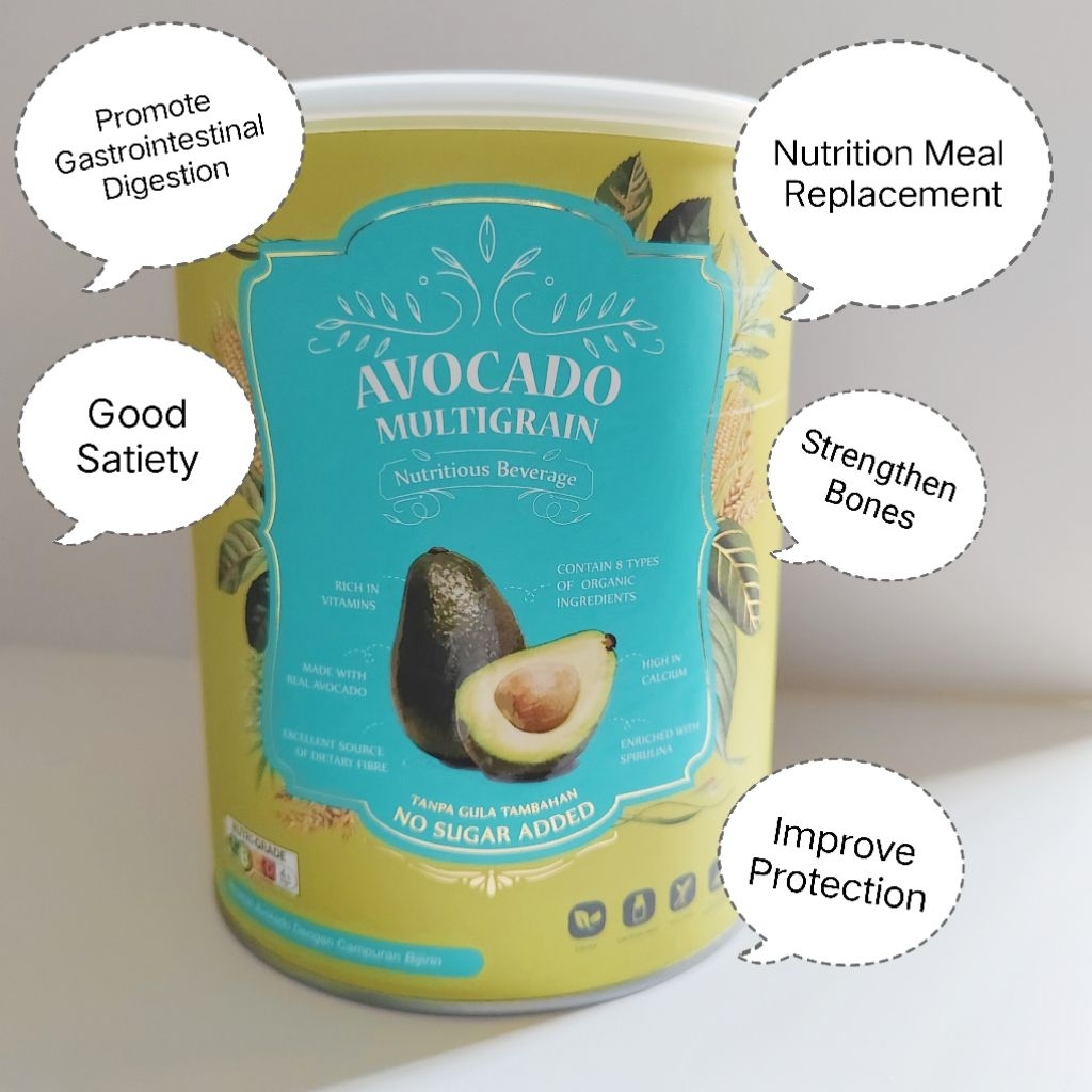 Herbal Farmer Avocado Multigrain Beverage (500g) 鳄梨营养谷粮 | Shopee Malaysia