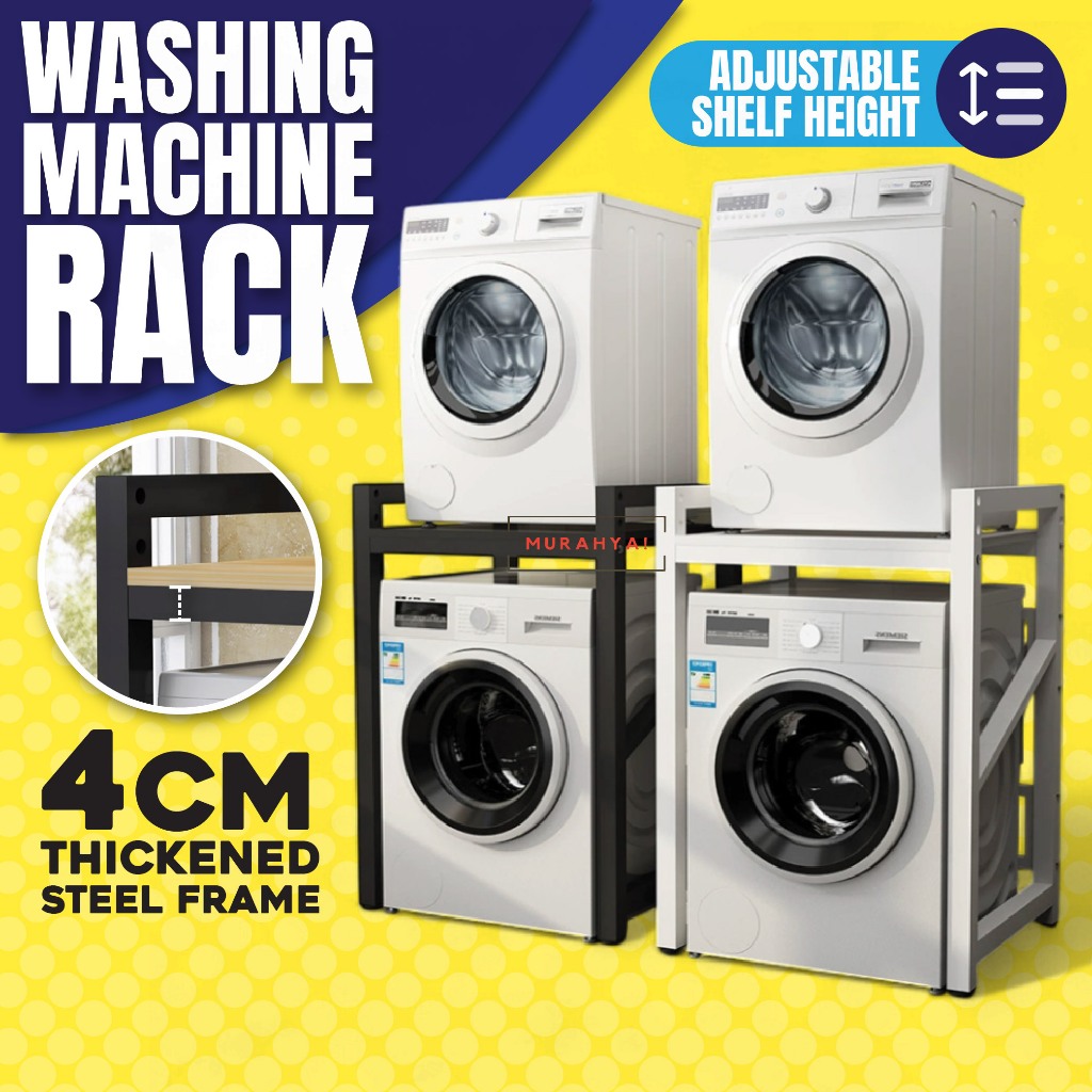 Washing Machine Rack Rak mesin Basuh Floor Balcony Storage Rack ...