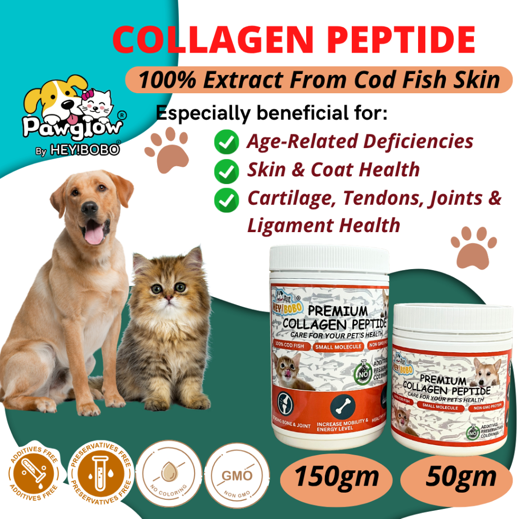 [🔥HEY!BOBO🔥][🔥HIGEST QUALITY🔥] Pet Collagen Peptide Powder Joint Hip ...