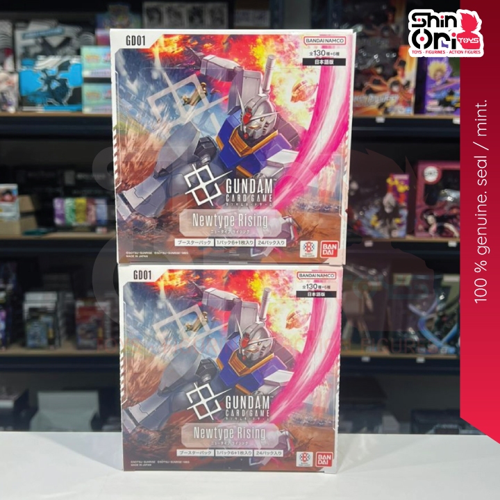 [READY STOCK] [BOX] Gundam Card Game Booster Box Newtype Rising [GD01 ...