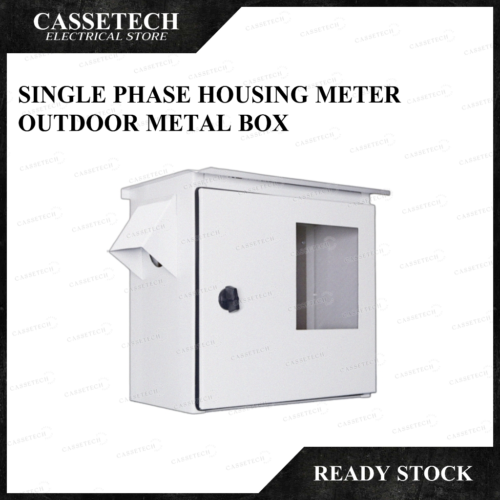 SINGLE PHASE OUTDOOR METER METAL BOX COVER HOUSING FIBER BOARD ...
