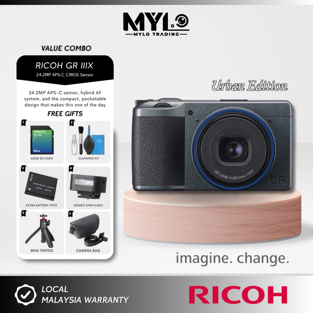 (READY STOCK) - Ricoh GRIIIX | GR IIIX | GR3X Urban Edition & Diary ...