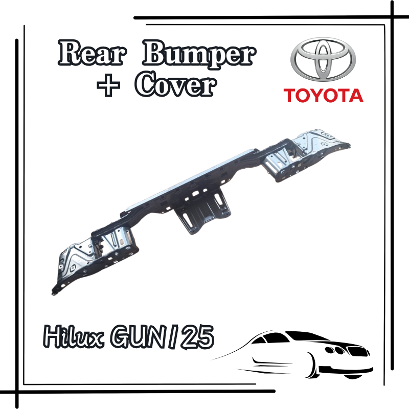 Toyota Hilux Gun125 Original Back/Rear Bumper and Cover | Shopee Malaysia