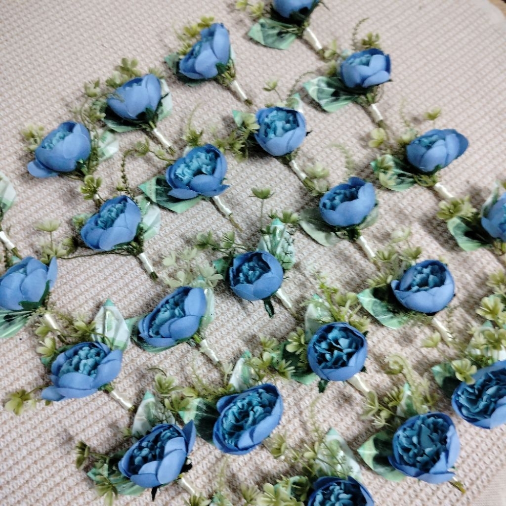 bunga kendarat kenduri rewang crozet corsage siap pin handmade | Shopee ...