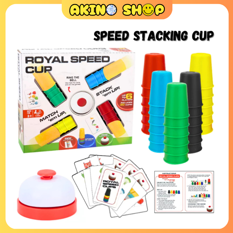 Speed Stacking Cup Game Challenge Royal Speed Cup Toys For Kids ...