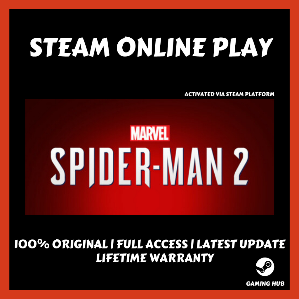 Marvel's SpiderMan 2 Steam Offline Game - Full DLC & Lifetime Guarantee ...