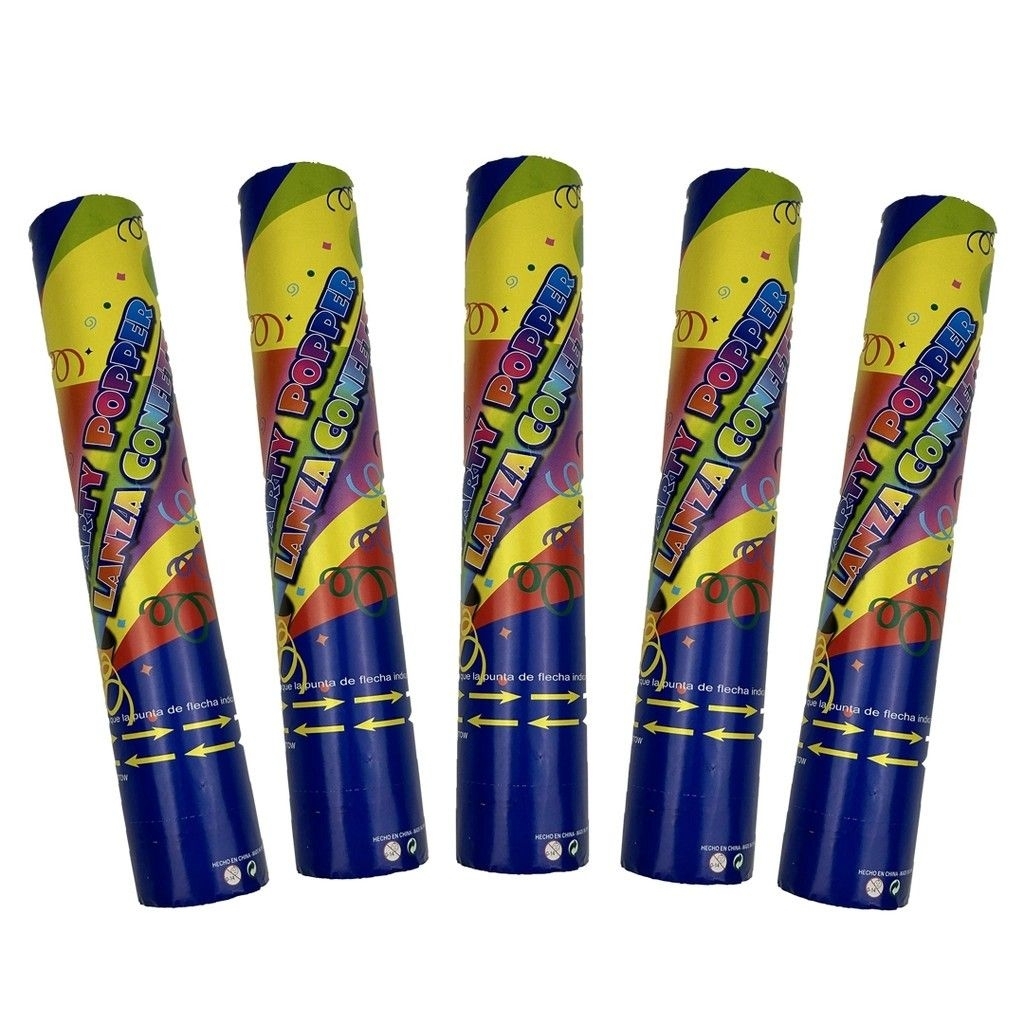 PARTY POPPER Confetti 27.5cm Twist Style Letupan Warna-Warni Sesuai ...