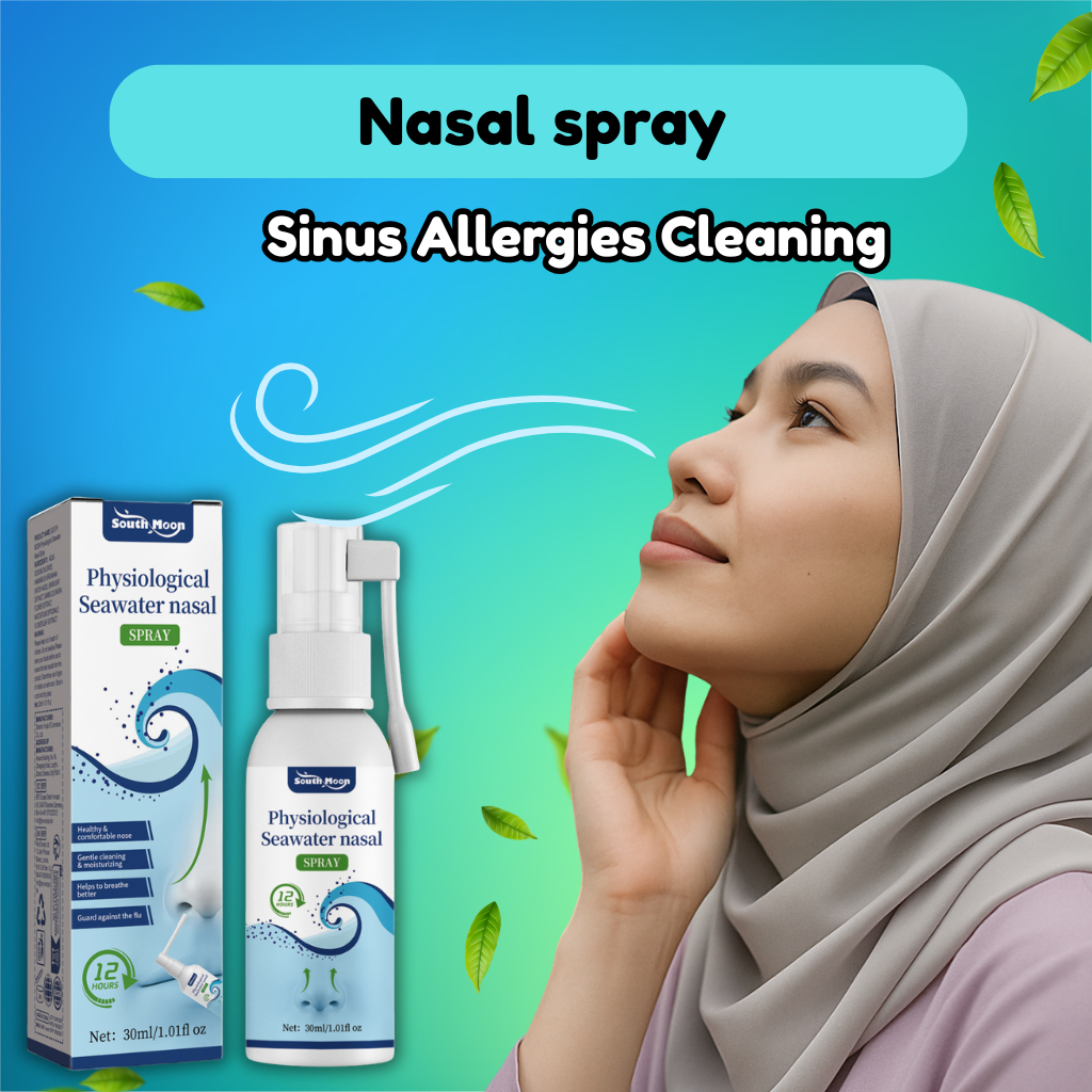 Physiological Seawater Nasal Spray Rhinitis Spray Gentle Cleaning Nasal ...