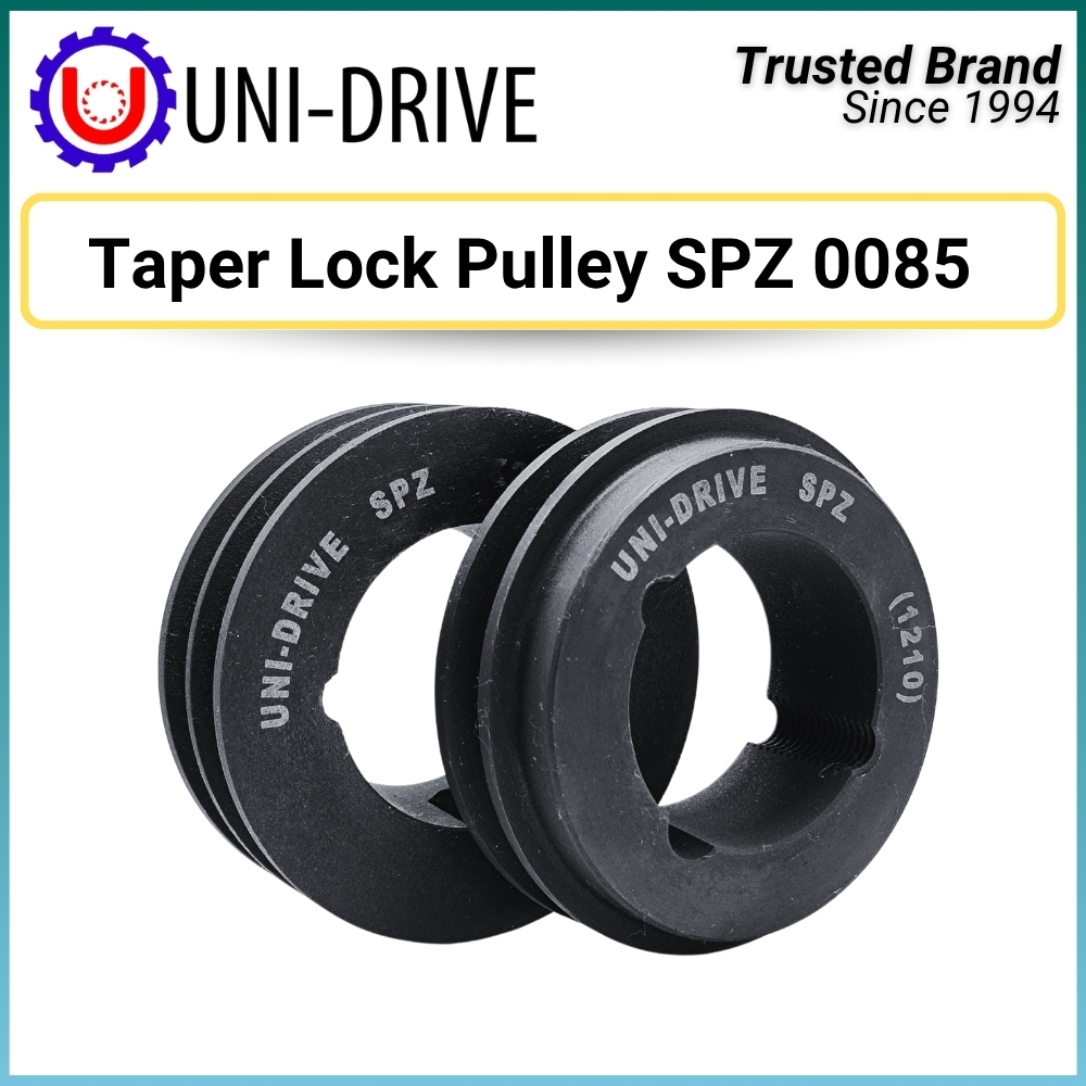 UNI-DRIVE SPZ 085 Taper Lock Pulley / V Belt Pulley (Taper Bush 1210 ...